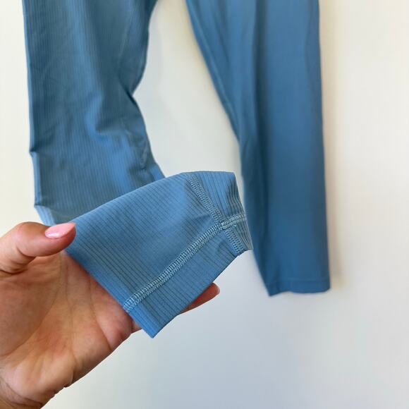 Lululemon Align™ High-Rise Ribbed Crop 23" Blue 4 - Picture 6 of 9